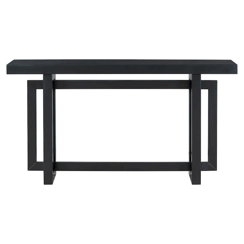 Tavolo Consolle Contemporaneo con Piano in Legno, Tavolo da Ingresso Extra Lungo per Ingresso, Corridoio, Soggiorno, Atrio, Passaggio