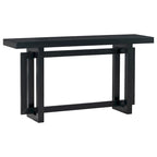 Tavolo Consolle Contemporaneo con Piano in Legno, Tavolo da Ingresso Extra Lungo per Ingresso, Corridoio, Soggiorno, Atrio, Passaggio