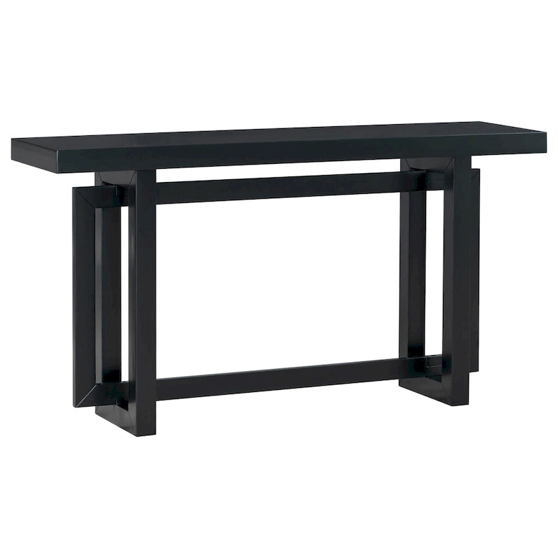 Tavolo Consolle Contemporaneo con Piano in Legno, Tavolo da Ingresso Extra Lungo per Ingresso, Corridoio, Soggiorno, Atrio, Passaggio