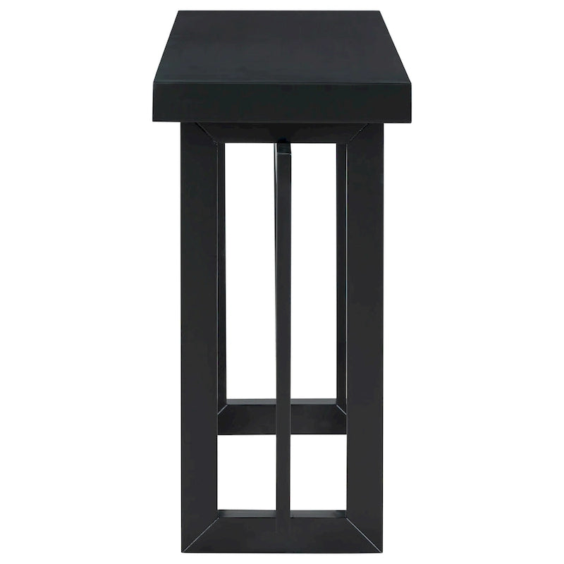 Tavolo Consolle Contemporaneo con Piano in Legno, Tavolo da Ingresso Extra Lungo per Ingresso, Corridoio, Soggiorno, Atrio, Passaggio