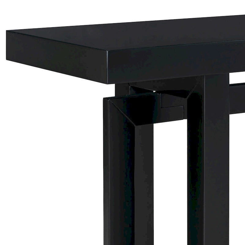 Tavolo Consolle Contemporaneo con Piano in Legno, Tavolo da Ingresso Extra Lungo per Ingresso, Corridoio, Soggiorno, Atrio, Passaggio