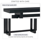 Tavolo Consolle Contemporaneo con Piano in Legno, Tavolo da Ingresso Extra Lungo per Ingresso, Corridoio, Soggiorno, Atrio, Passaggio