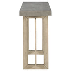 Tavolo Consolle Contemporaneo con Piano in Legno, Tavolo da Ingresso Extra Lungo per Ingresso, Corridoio, Soggiorno, Atrio, Passaggio