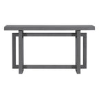 Tavolo Consolle Contemporaneo con Piano in Legno, Tavolo da Ingresso Extra Lungo per Ingresso, Corridoio, Soggiorno, Atrio, Passaggio