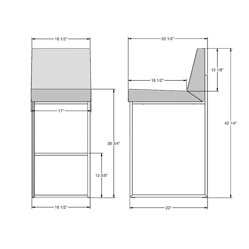 Sgabello regolabile da banco e da bar, design moderno con struttura in metallo