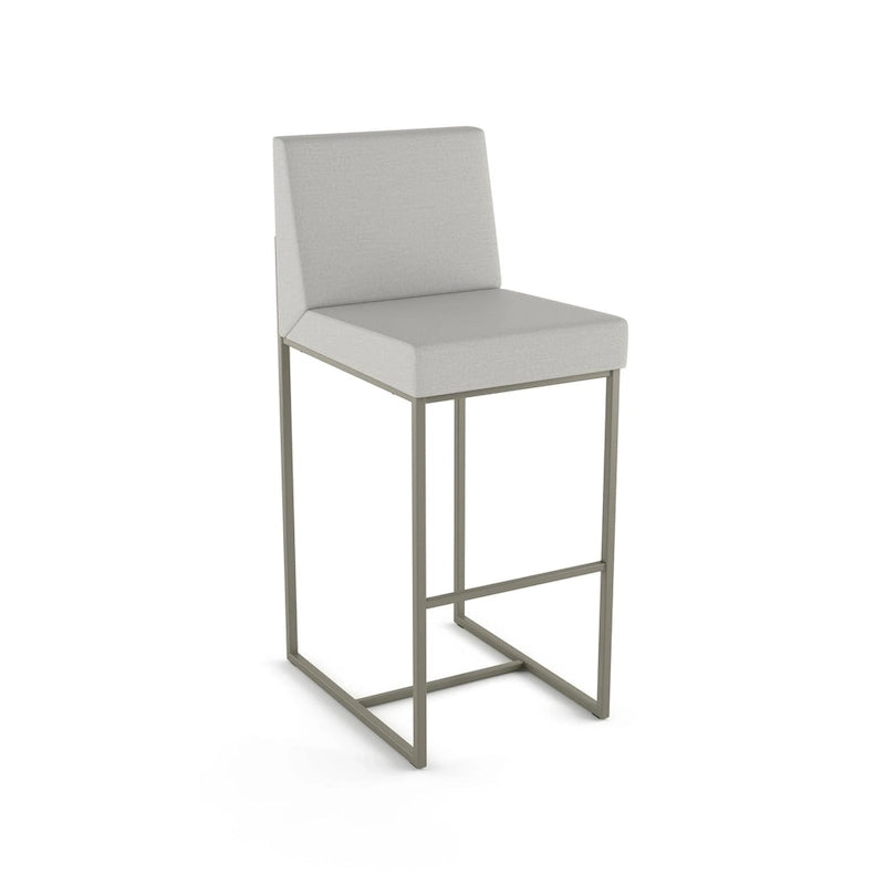 Sgabello regolabile da banco e da bar, design moderno con struttura in metallo