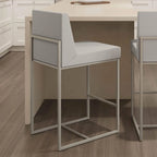 Sgabello regolabile da banco e da bar, design moderno con struttura in metallo