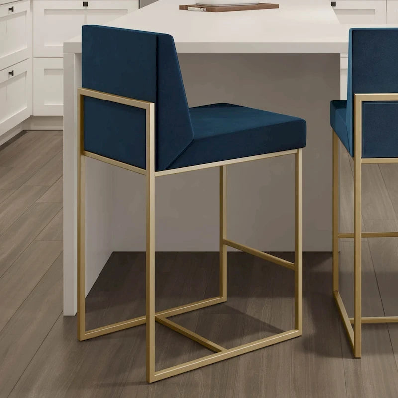 Sgabello regolabile da banco e da bar, design moderno con struttura in metallo