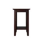 Tavolino/Comodino con Design Beadboard in Legno Massello Ecologico