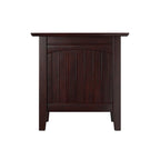 Tavolino/Comodino con Design Beadboard in Legno Massello Ecologico