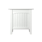 Tavolino/Comodino con Design Beadboard in Legno Massello Ecologico