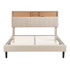 Letto a piattaforma imbottito Queen Size