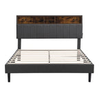 Letto a piattaforma imbottito Queen Size