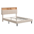 Letto a piattaforma imbottito Queen Size