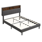 Letto a piattaforma imbottito Queen Size