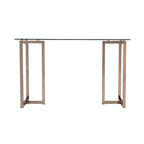 Scrivania finitura champagne, stile ufficio moderno glamour