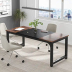 Tavolo da conferenza 70.86, tavolo riunioni con telaio in metallo stabile - 70.86L x 31W x 29H