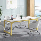 Tavolo da conferenza 70.86, tavolo riunioni con telaio in metallo stabile - 70.86L x 31W x 29H