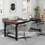 Tavolo da conferenza 70.86, tavolo riunioni con telaio in metallo stabile - 70.86L x 31W x 29H