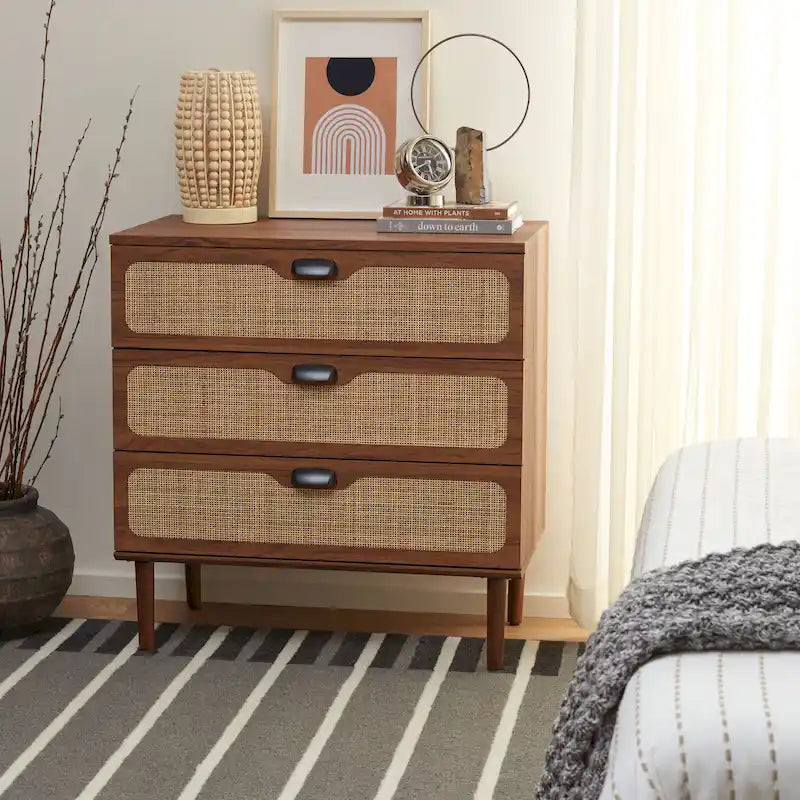 Cassettiera a 3 cassetti per camera da letto, organizer moderno