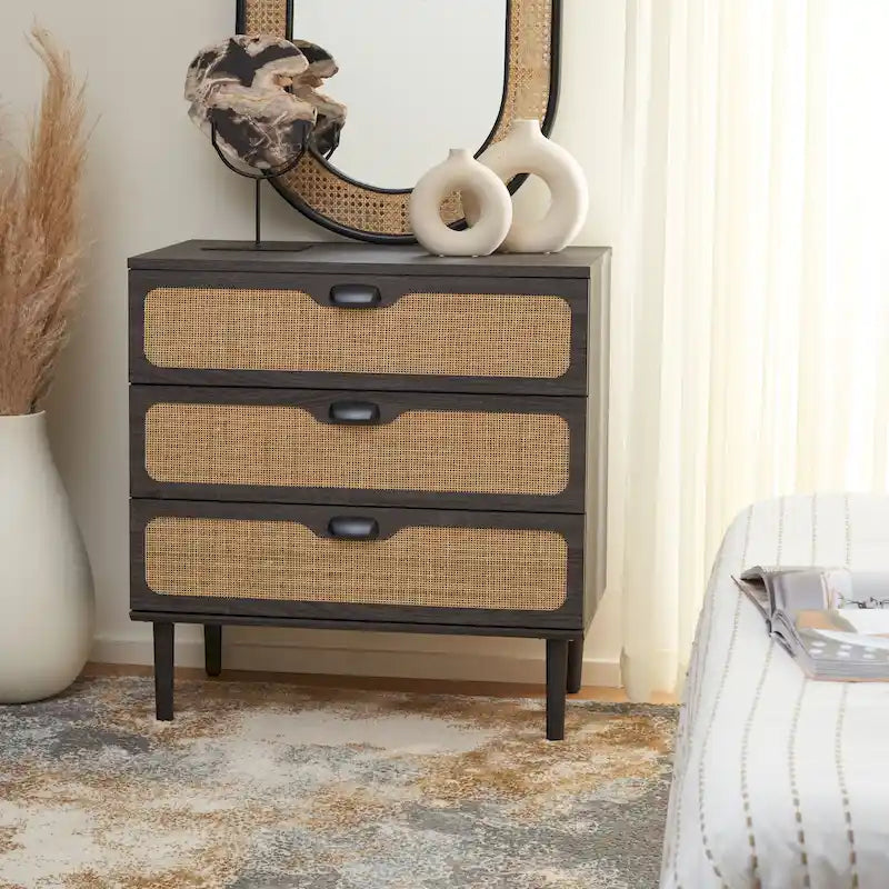 Cassettiera a 3 cassetti per camera da letto, organizer moderno