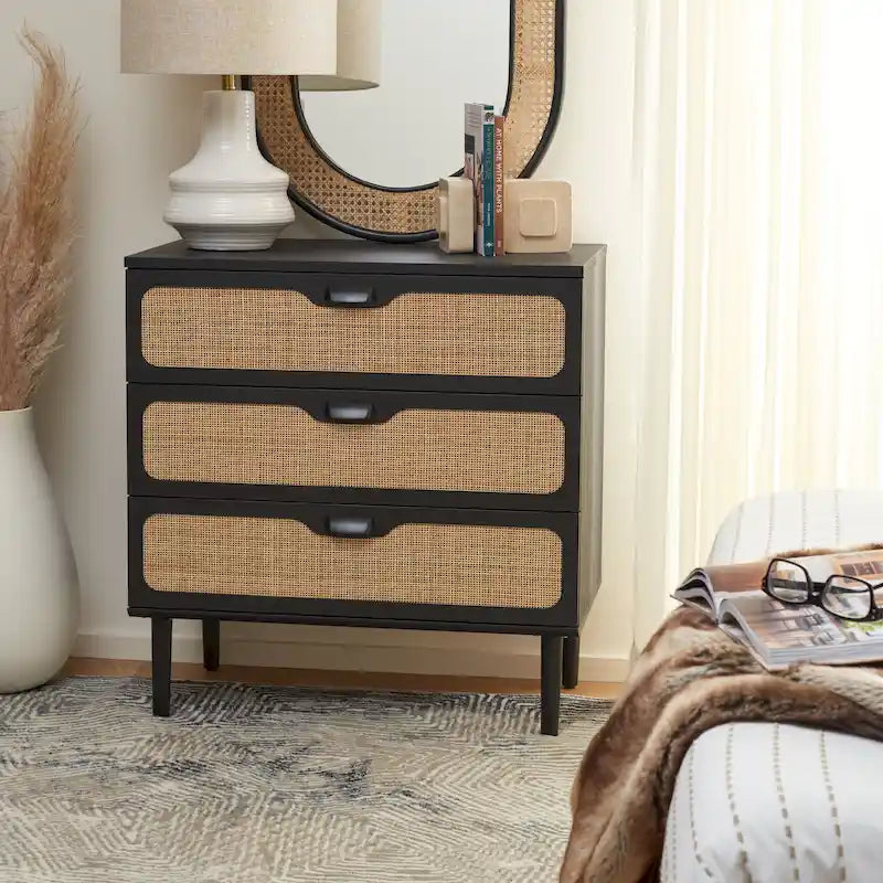 Cassettiera a 3 cassetti per camera da letto, organizer moderno