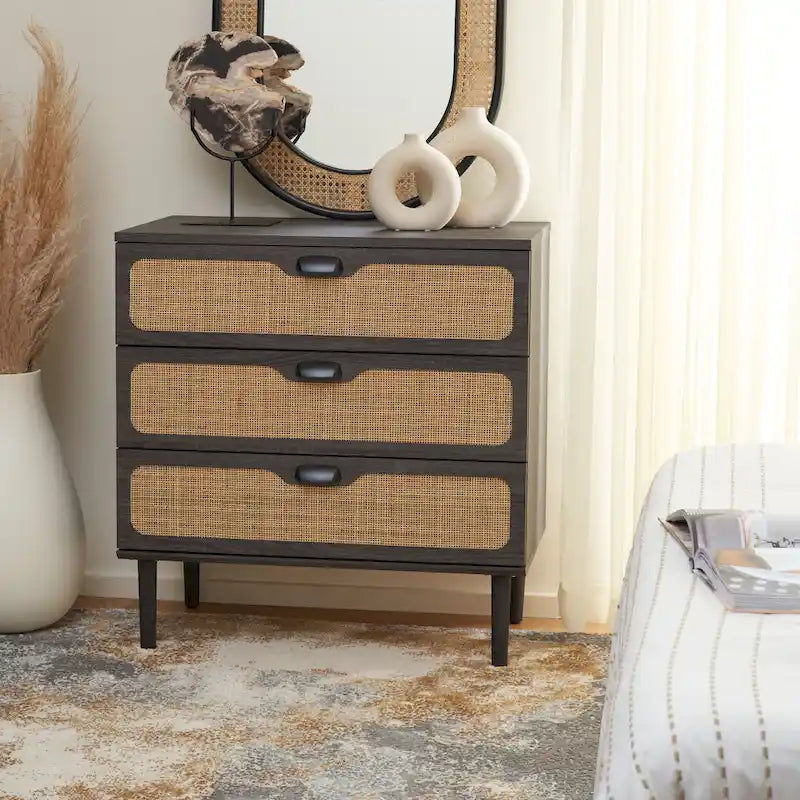 Cassettiera a 3 cassetti per camera da letto, organizer moderno