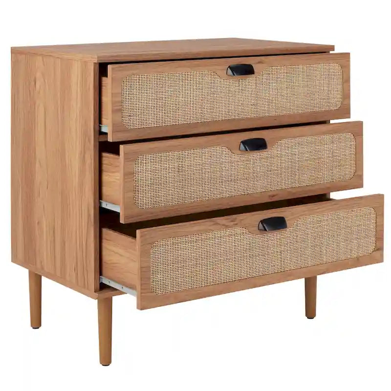 Cassettiera a 3 cassetti per camera da letto, organizer moderno