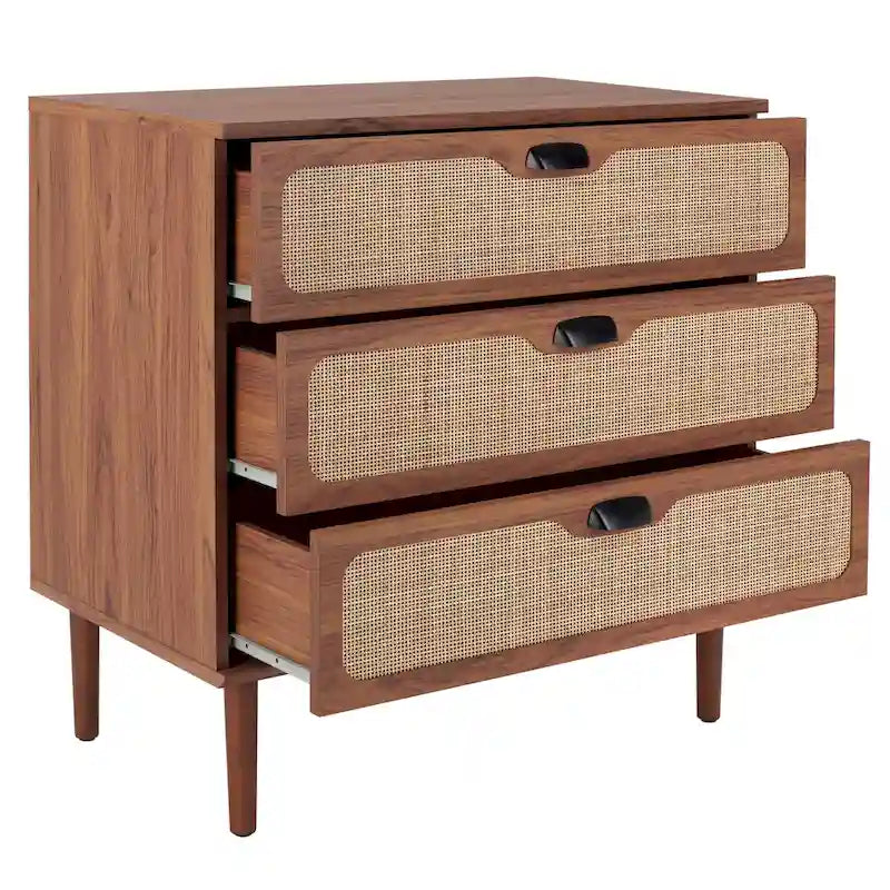 Cassettiera a 3 cassetti per camera da letto, organizer moderno