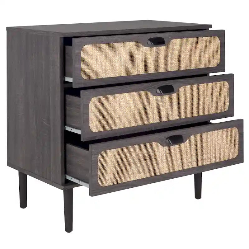 Cassettiera a 3 cassetti per camera da letto, organizer moderno