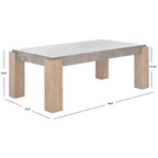 Tavolino Moderno 45x25x17 Pollici per Soggiorno, Stile Contemporaneo