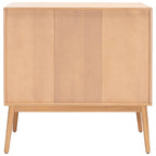 Cassettiera Mid-Century Modern in Rattan a 3 Cassetti, Comò da Camera da Letto 36x18x36 Pollici