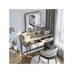 Tocador da trucco con specchio LED Hollywood a 3 colori dimmerabile e vano portaoggetti