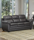 Upton Premium Brown Top Grain Leather Sofa