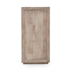 Madia Buffet in Legno di Mango e Rattan Intrecciato, Stile Bohémien Naturale