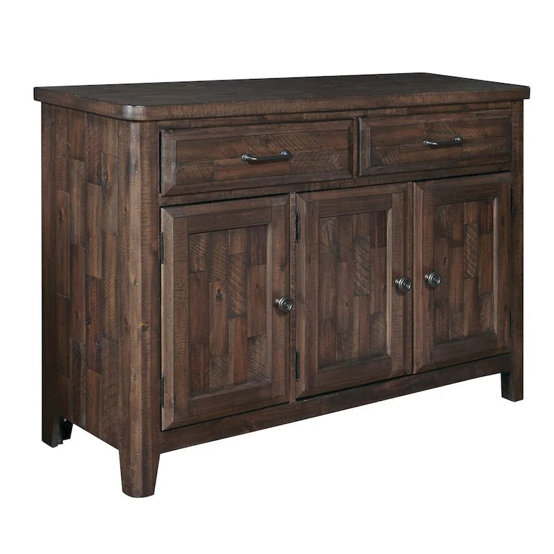 Credenza da fattoria Sawmill a 3 ante con cassetti - 18L x 38A x 54P