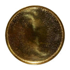 Tavolino d'appoggio/laterale con vassoio in alluminio su base a treppiede - Oro, Argento o Nero - Roche River Decor